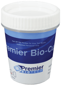A cup of premier bio-cuprin is shown.