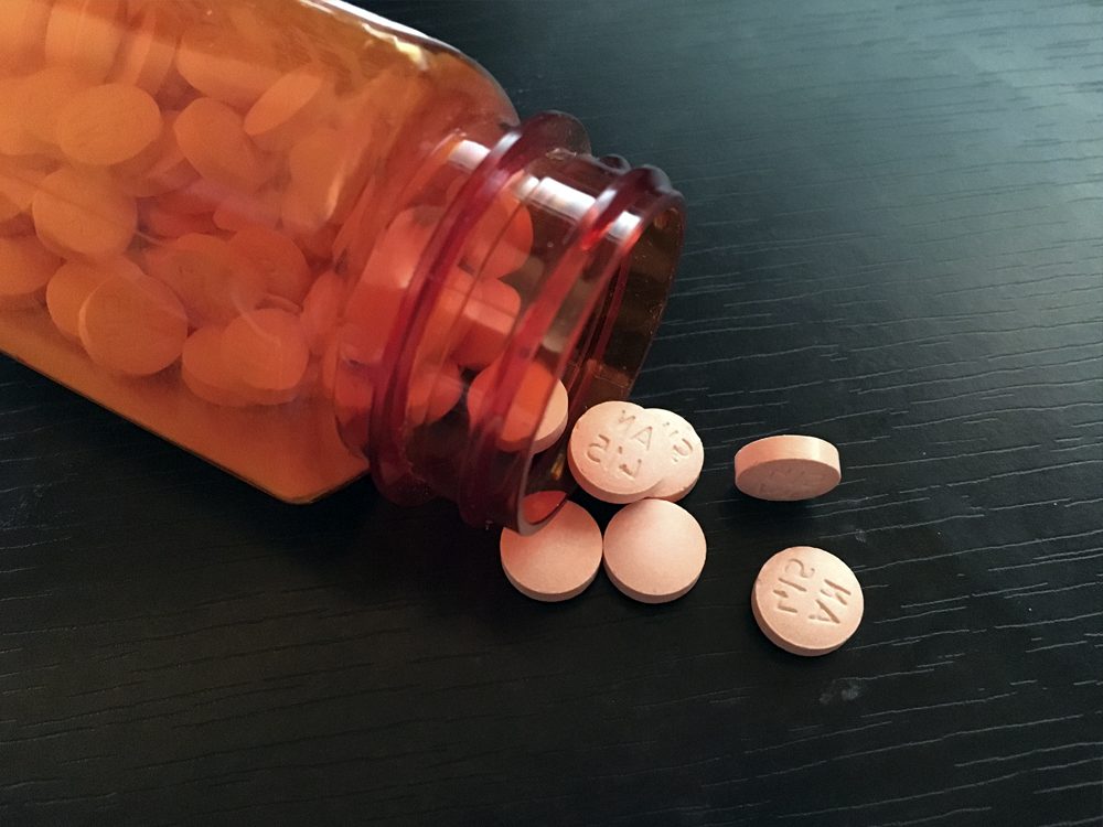 A close up of pills on the table