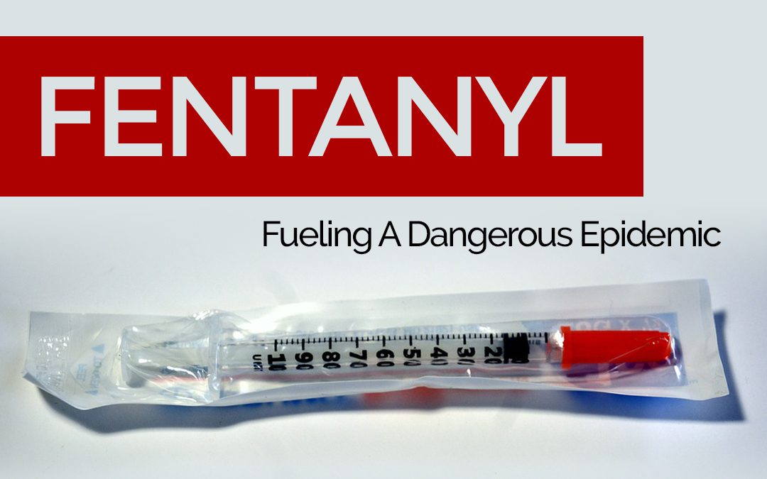 A close up of an empty thermometer with the words fentanyl on it