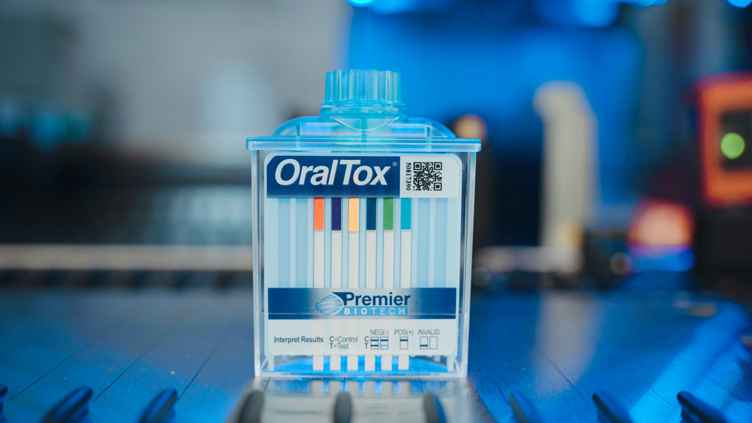 A box of oral-b toothbrushes on top of a table.