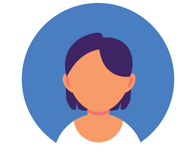 A woman with short hair is shown in this picture.